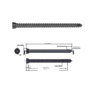 1.5mm Locking Head Screw- Self Tapping- Star drive- Titanium