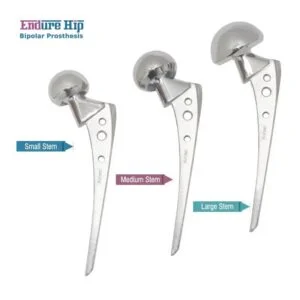 Bipolar Prosthesis Endure Hip Implant & Instrument Set