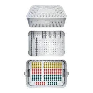 Graphic Aluminium Implant Box for Pedicle Screw System