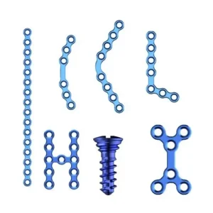MID 1.5mm Maxillofacial Locking Plates, Screws, & CMF Graphic Implant Set
