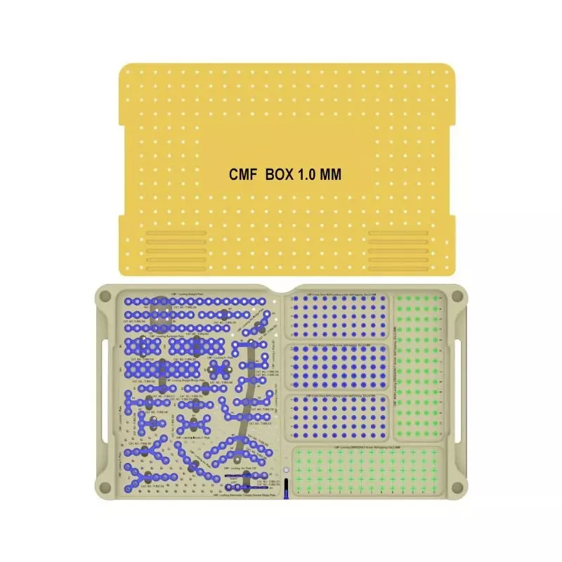 Mid Maxillofacial Plate (1.0mm Thickness) 2.0mm Screws System