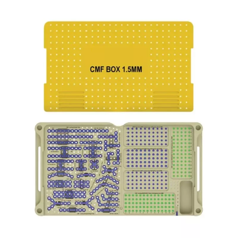 Mid Maxillofacial Plate (1.5mm Thickness) 2.0mm Screws System