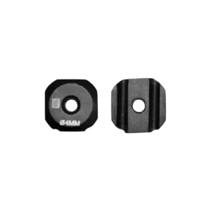 Small Open Fixing Element for 4.0mm Dia Rods With Threads