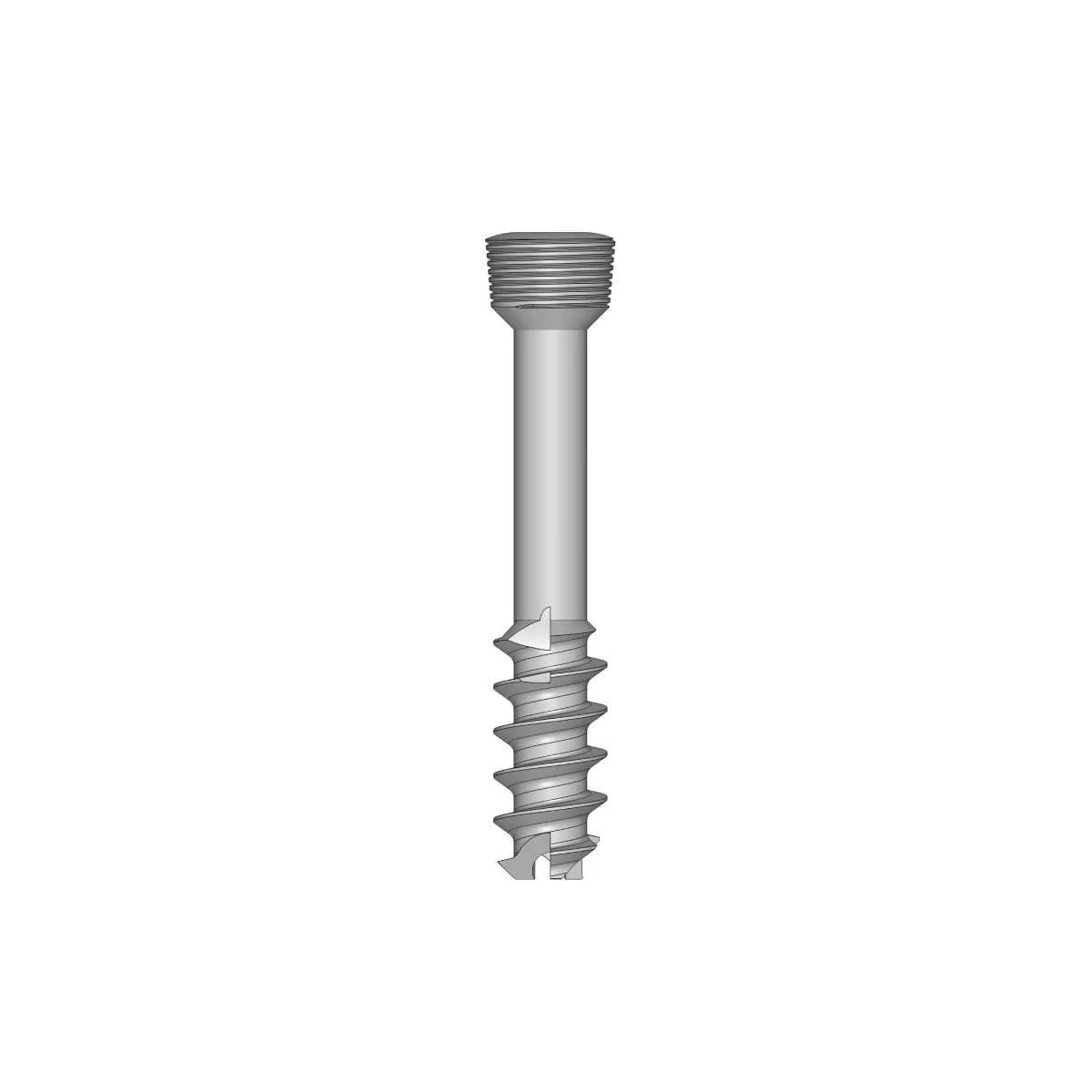 Locking 7.0mm Cannulated Cancellous Screw 16mm Thread (Hex Drive) (Use with Locking Proximal Femur Plate)