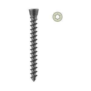 5.0mm Locking Head Cancellous Screw Full Thread – Self Tapping (Star Drive)