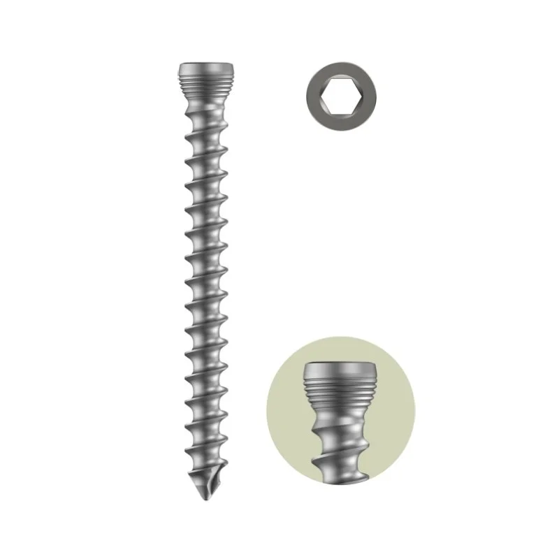Variolock 5.0mm Locking Head Cancellous Screw Full Thread – Self Tapping – Hex Drive