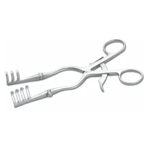 Mini Self Retaining Retractor for Metacarpals with Hinge