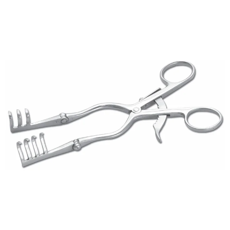 Mini Self Retaining Retractor for Metacarpals with Hinge