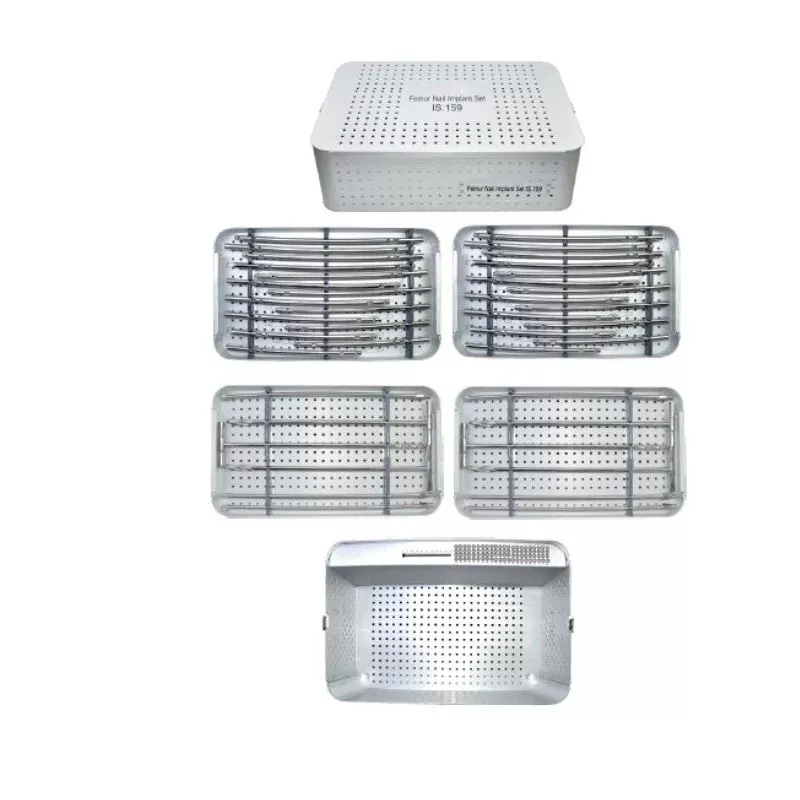 Graphic Femur Implants & Reamers Set