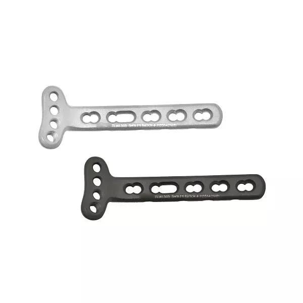 Locking Extra Articular Small T – Plate Oblique Angled-2.7mm (Head 4 Holes)